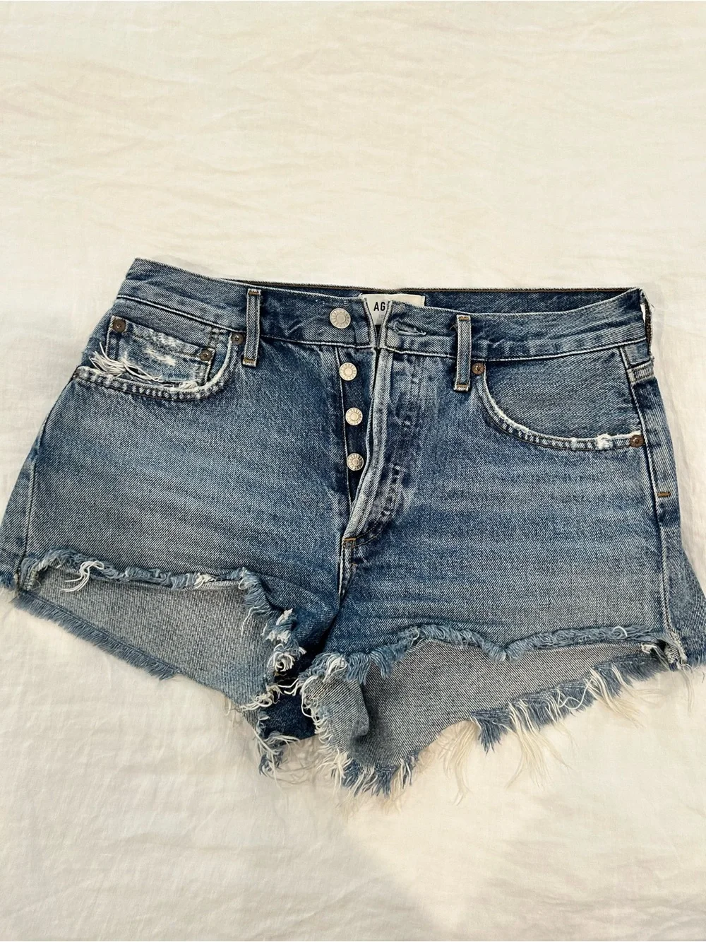 AGOLDE Parker Women's Denim Cutoff Shorts